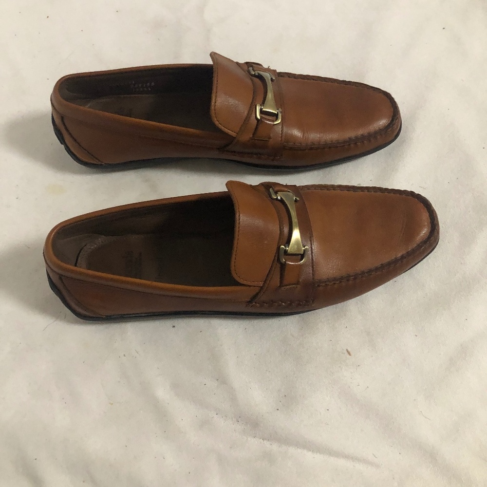 Allen Edmonds Cognac Bit Driving Loafer - 62